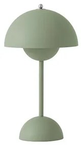 Flowerpot VP9 Lampada da Tavolo Portatile Soft Green - &Tradition