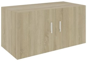 Armadietto da Parete Rovere Sonoma 80x39x40cm Legno Multistrato