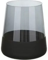 Bicchiere acqua 420 ml vetro nero sfumato Blaze