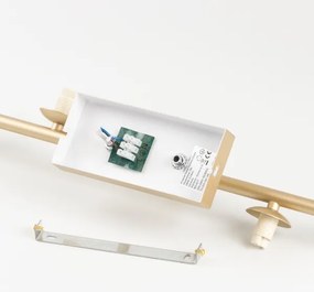 Brilagi - Lampadario a plafone LED MILLA 4xG9/3W/230V oro/bianco