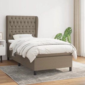 Giroletto A Molle Con Materasso Tortora 100x200 Cm İn Tessuto /