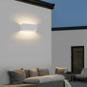 BRILAGI - Applique LED da esterno DONNANI LED/7W/230V 20 cm bianco IP44