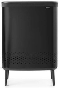 Cesto portabiancheria in metallo nero opaco 90 l Bo Hi - Brabantia