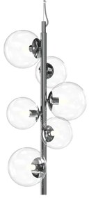 ONLI - Lampadario a sospensione con cavo KIMBERLY 6xG9/6W/230V cromo lucido