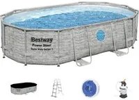 Piscina 488x305x107 cm Power Steel Swim Bestway