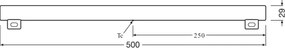 Tubo fluorescente LED S14s/6W/230V 2700K 50 cm - Osram