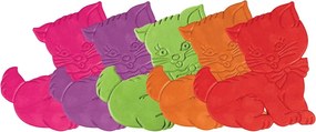 Set di tappetini antiscivolo per bambini 5 pz per la vasca 11x12,5 cm Chatons – MSV