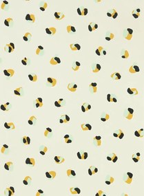 Scion Carta da parati Leopard Dots - Pebble/ Sage