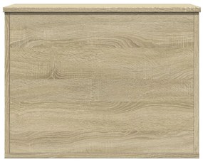 Contenitore rovere sonoma 70x40x38 cm legno multistrato