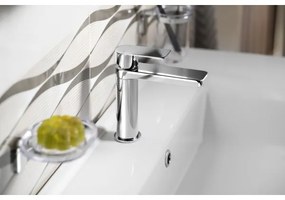 Aqualine - Rubinetto del lavandino DAPHNE 15,5 cm cromo lucido