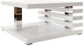 Tavolino KYOTO 31x60 cm lesklá bianco