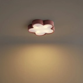 Plafoniera per bambini rosa e bianca - Lucille