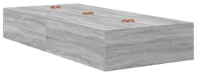 Letto contenitore  grigio sonoma 80x200 cm