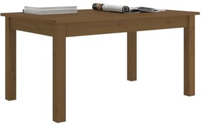 Tavolino da Salotto Miele 80x50x40 cm Legno Massello di Pino