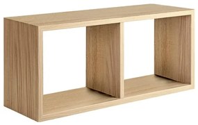 Mensola a muro Morg SPACEO rettangolare in mdf L 70 x P 23.7 cm rovere naturale
