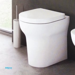 Ceramica Cielo "Jo" Wc Da Terra Filo Muro Senza Brida Bianco Lucido