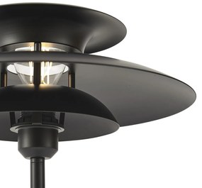 Lampada da tavolo retrò in acciaio nero 45 cm - Pauly