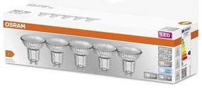 SET 5x Lampadina LED PAR16 GU10/4,3W/230V 4000K 36° - Osram