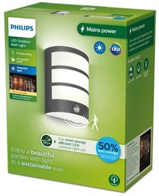 Philips - LED Applique da esterno con sensore PYTHON LED/3,8W/230V IP44