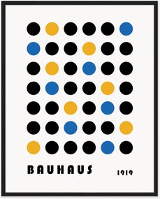 Stampa digitale incorniciata Bauhaus Abstract Dots