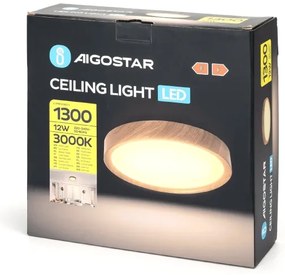 Aigostar - Plafoniera LED LED/12W/230V 3000K diametro 26,3 cm