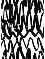 Rebel Walls Carta da parati panoramica Pulse of Passion - Black
