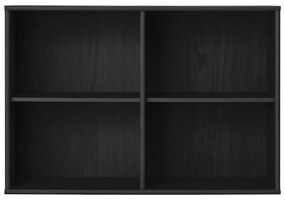 Libreria a sospensione nera in frassino 89x61 cm Mistral - Hammel Furniture