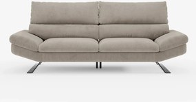 Eclipse Divano dal design moderno 2 e 3 posti con schienali traslanti - piedini alti in elegante microfibra smacchiabile T11