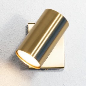 Globo 57911-1GO - Faretto da parete ROBBY 1xGU10/25W/230V oro