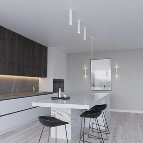 Sollux SL.1078 - Lampadario a sospensione con filo LAGOS 3xGU10/10W/230V bianco