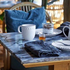 Tazza in gres bianco, 370 ml Pearl - Costa Nova