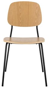 Set di 2 sedie da pranzo in colore naturale Monza - Bloomingville