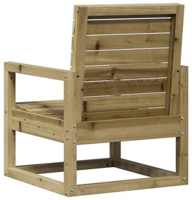 Set Salotto da Giardino 3 pz in Legno Impregnato di Pino