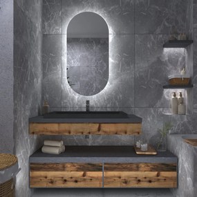 Specchio asimmetrico con luce LED G3