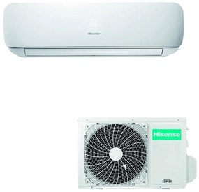 Condizionatore a muro monosplit inverter HISENSE Mini Apple Pie 9000 BTU classe raffreddamento A++, classe di riscaldamento A++, bianco