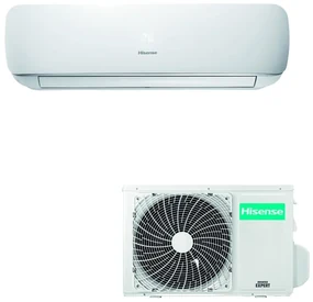 Condizionatore a muro monosplit inverter HISENSE Mini Apple Pie 9000 BTU classe raffreddamento A++, classe di riscaldamento A++, bianco