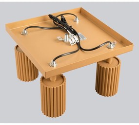 Faretto dorato 25x25 cm Gleam – Sollux