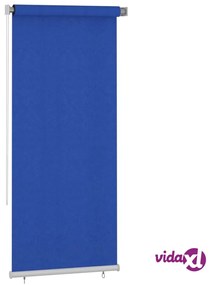 vidaXL Tenda a Rullo per Esterni 100x230 cm Blu HDPE