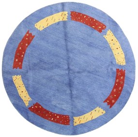 Gabbeh Tappeto orientale 250x250 Blu (Indian) Annodato A Mano