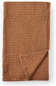 Coperta marrone in cotone 150x200 cm Jaipur Chunky Waffle – Pineapple Elephant