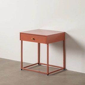 Comodino color terracotta Nara – Ixia