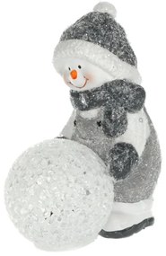 Retlux - Decorazione natalizia LED LED/2xLR44/bianco caldo pupazzo di neve con palla di neve