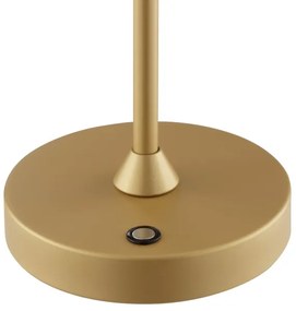 Brilliant - Lampada da tavolo LED ricaricabile dimmerabile a sfioramento ELORA LED/2,5W/5V 2700K IP44 dorata