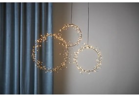 Decorazione luminosa nera con motivo natalizio ø 24 cm Nike - Star Trading