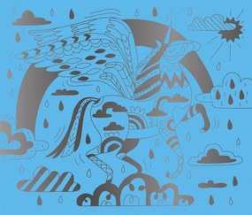 Scratch art - Cavalli e unicorni