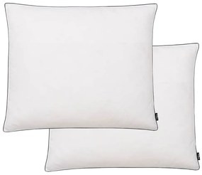 Cuscini 2 Pz İn Mix Di Piume 70x60 Cm Bianchi /