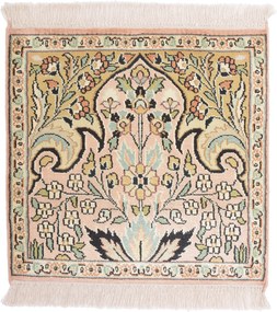 Cashmere Silk Tappeto 50 x 50 (Indian) Annodato A Mano