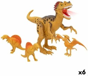 Set di Cifre Colorbaby 4 Pezzi Dinosauri 23 x 16,5 x 8 cm (6 Unità)
