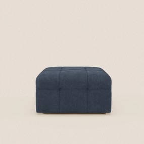 Mosaic pouf e modulo in bouclé - 96x77 cm design capitonné in tessuto smacchiabile T21
