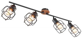 Globo 54037-4 - Faretto WILLA 4xE27/40W/230V